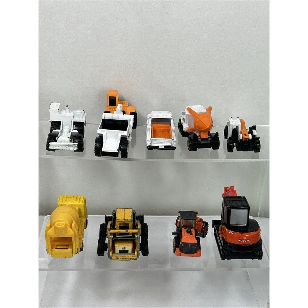 Vtg Matchbox Construction Ranec Lot Tree Lugger Road Scraper Excavator